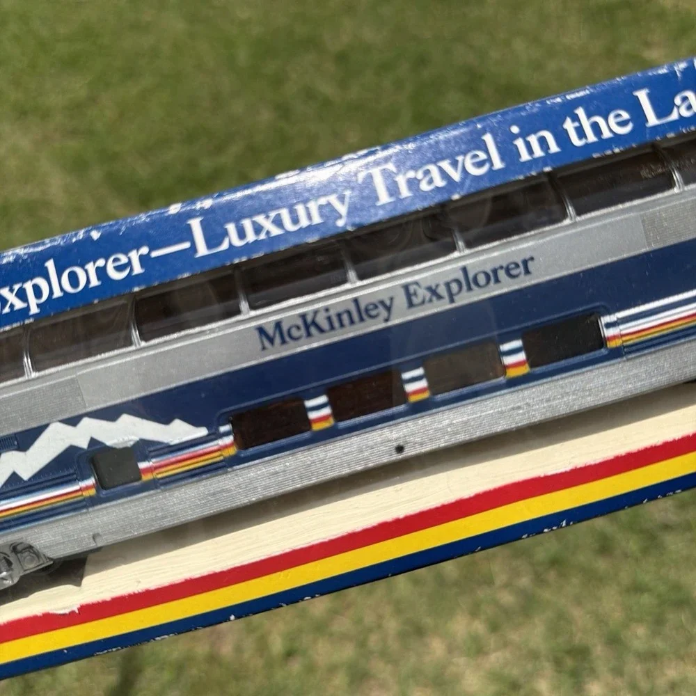McKinley Explorer Luxury Travel Last Frontier HO Scale Dome Car Westours Boxed